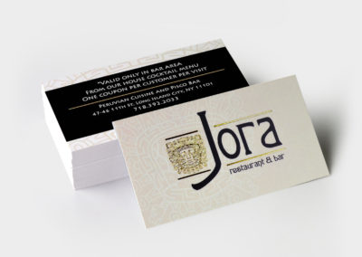 JORA Foil Business Cards
